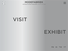 Tablet Screenshot of modefabriek.nl